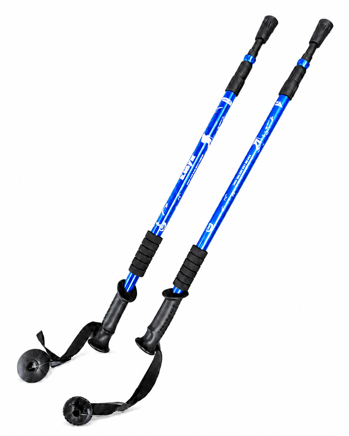 Cleye Aluminium Adjustable Hiking Pole - Blue