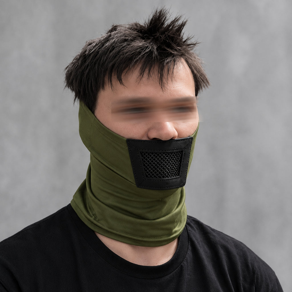 Mesh Face Mask Half - OD Green