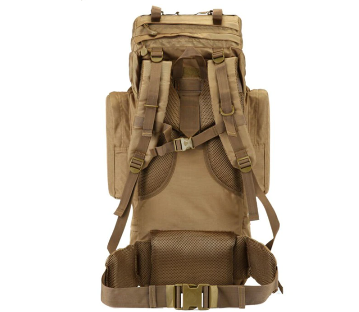 Tactical Camping Backpack 90L - Tan