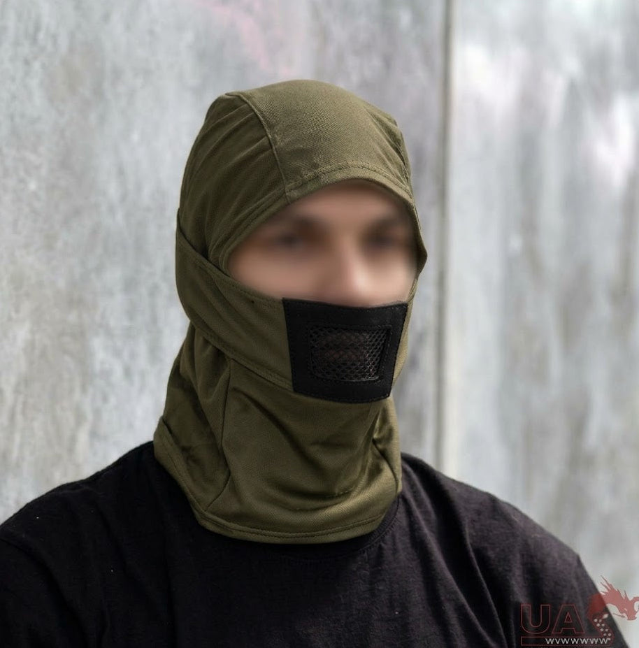 Mesh Face Mask Full - OD Green