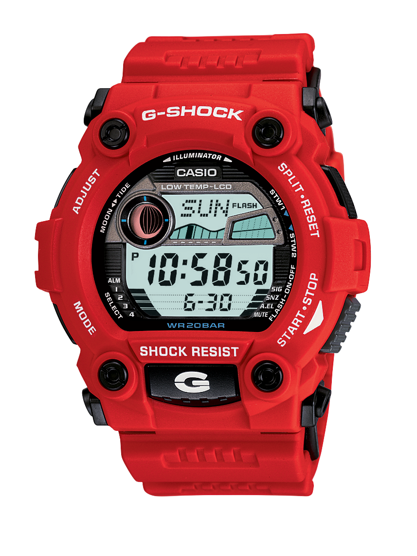 G-Shock G7900A-4D Digital Watch, Red