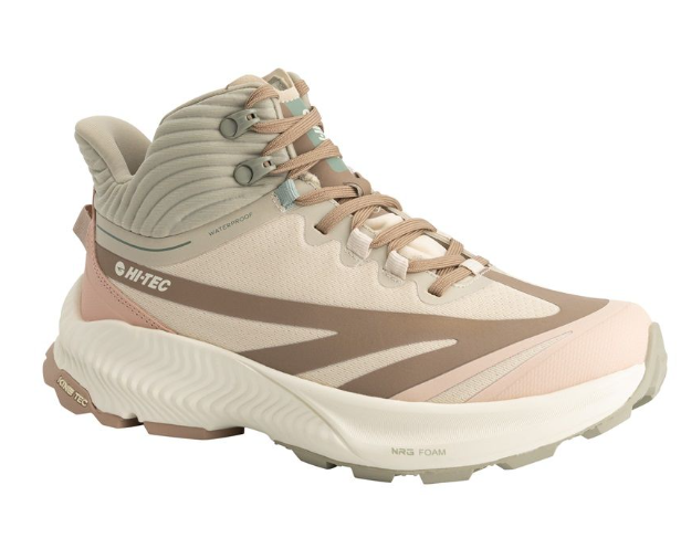 HI-TEC Nomad ADV Mid WP Womens White/Grey/Taupe
