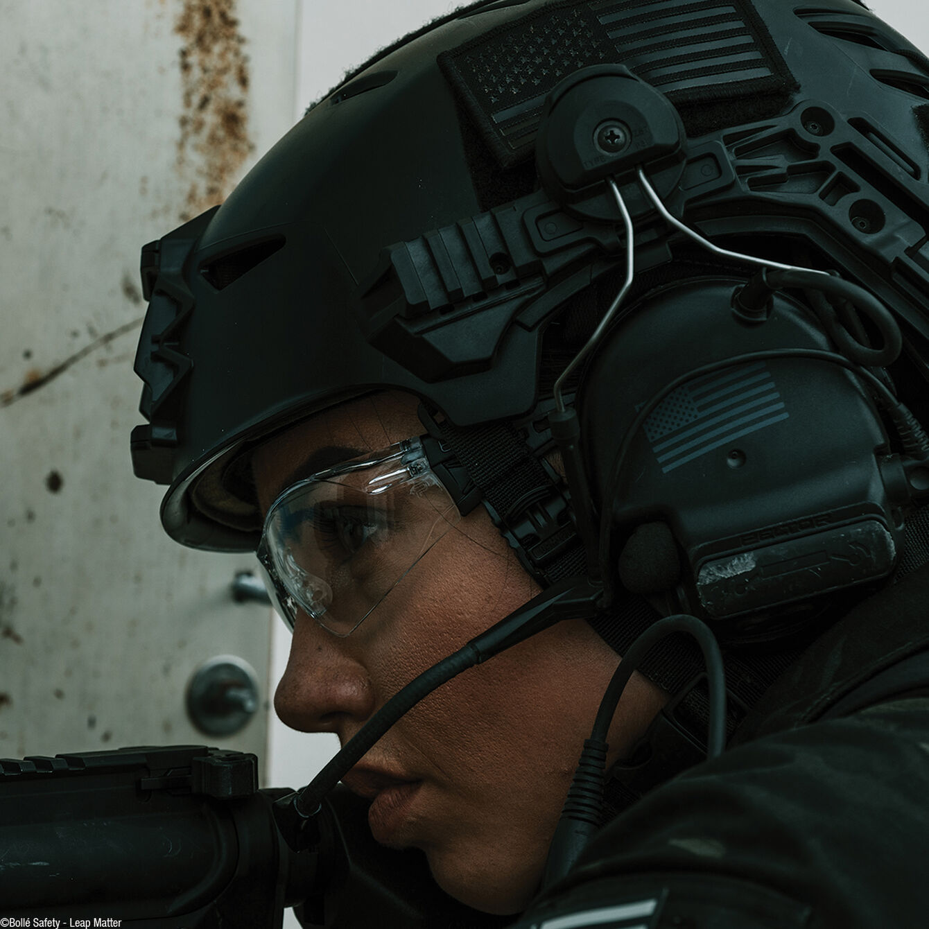 BOLLÉ TACTICAL GLASSES RUSH+ BSSI - CLEAR (Small)