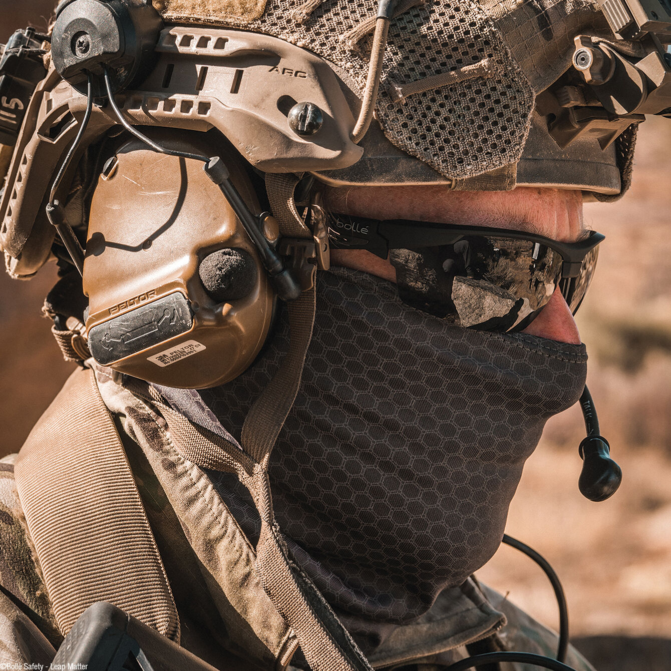 BOLLÉ TACTICAL GLASSES TRYON BSSI - Smoke POLARIZED