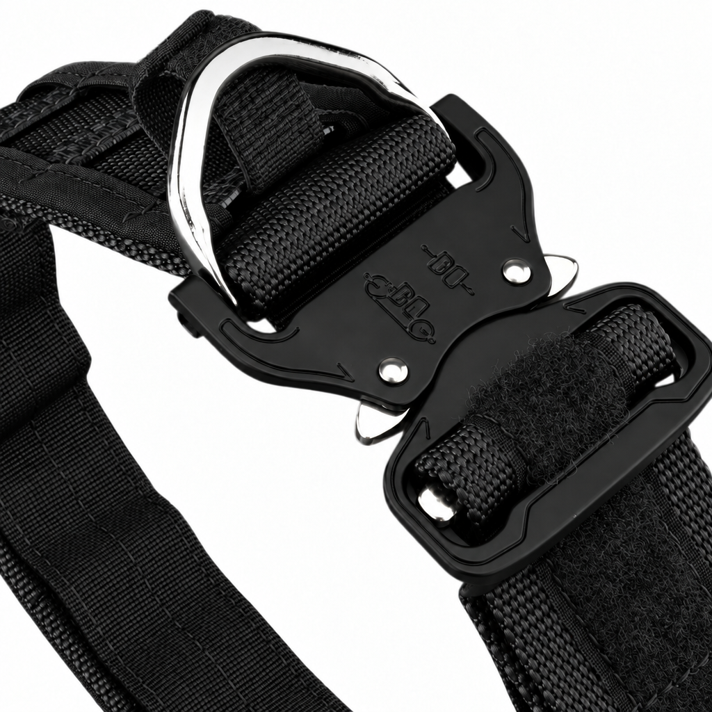 Tactical Quick-Release Combat Belt - Black