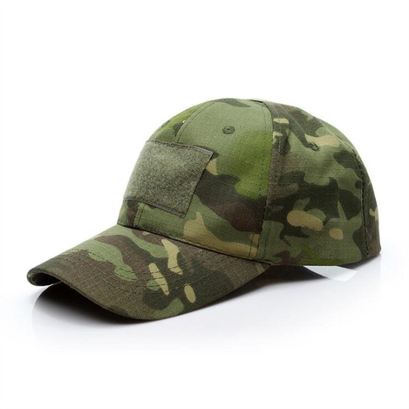 TACTICAL CAMO CAP VELCO - Green Multicam