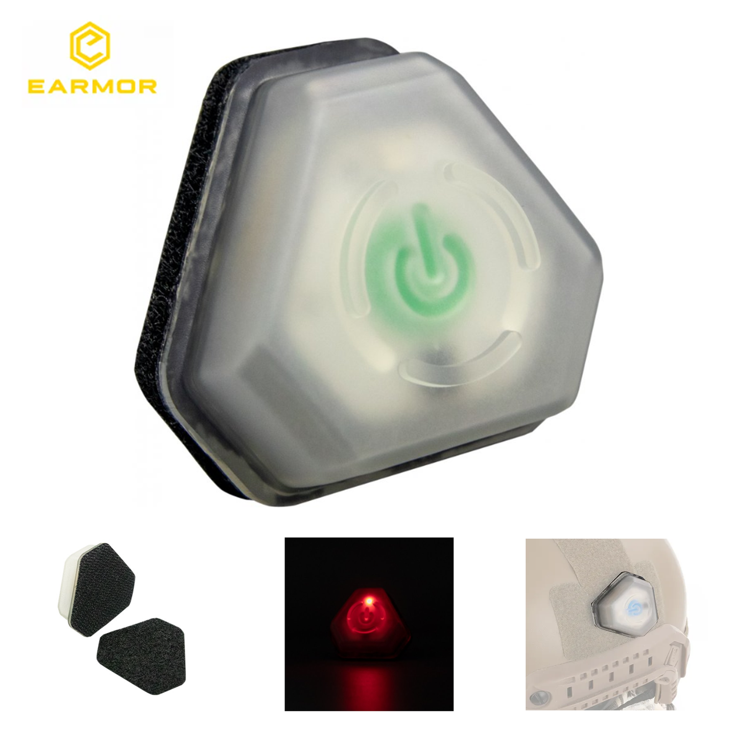 EARMOR HELMET SURVIVAL SIGNAL LIGHT - RED