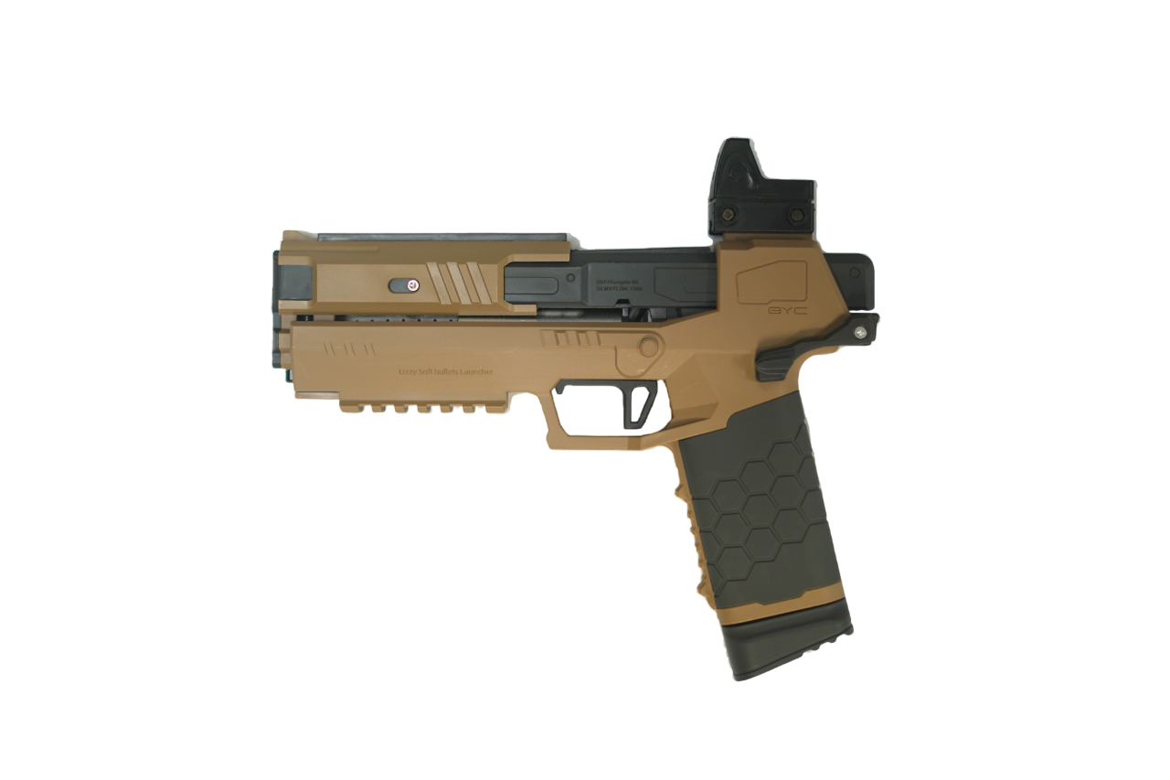 Hand Cannon Spring Dart Pistol - TAN