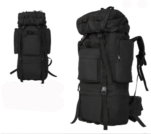 Tactical Camping Backpack 90L - Black