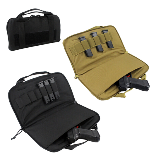 14" Gun Bag Soft Pistol Case - Tan