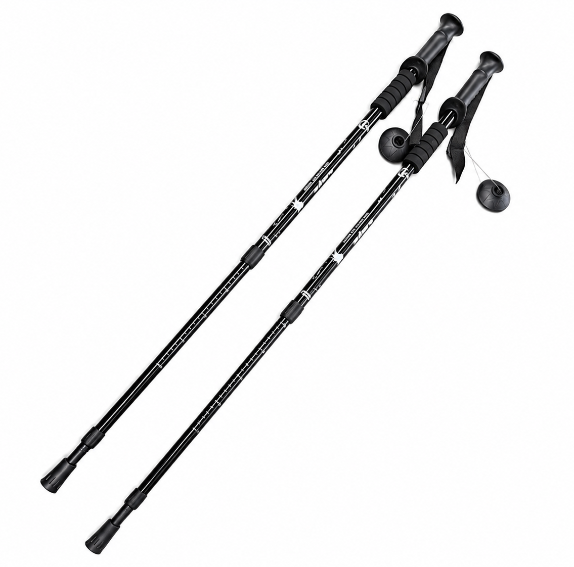 Cleye Aluminium Adjustable Hiking Pole - Black