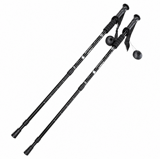Cleye Aluminium Adjustable Hiking Pole - Black