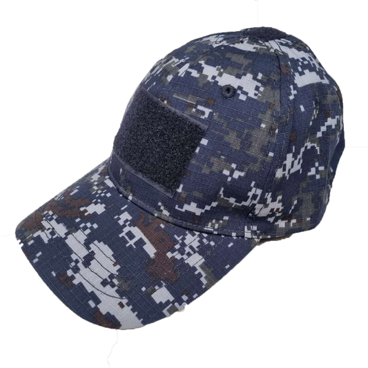 TACTICAL CAMO CAP VELCO - Digi Navy