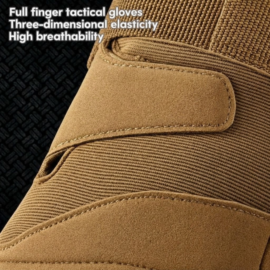 Full Finger Tactical Gloves - Tan