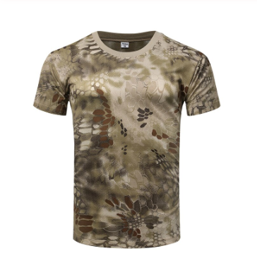 TACTICAL CAMO T-SHIRT MEN QUICK DRY - Highlander
