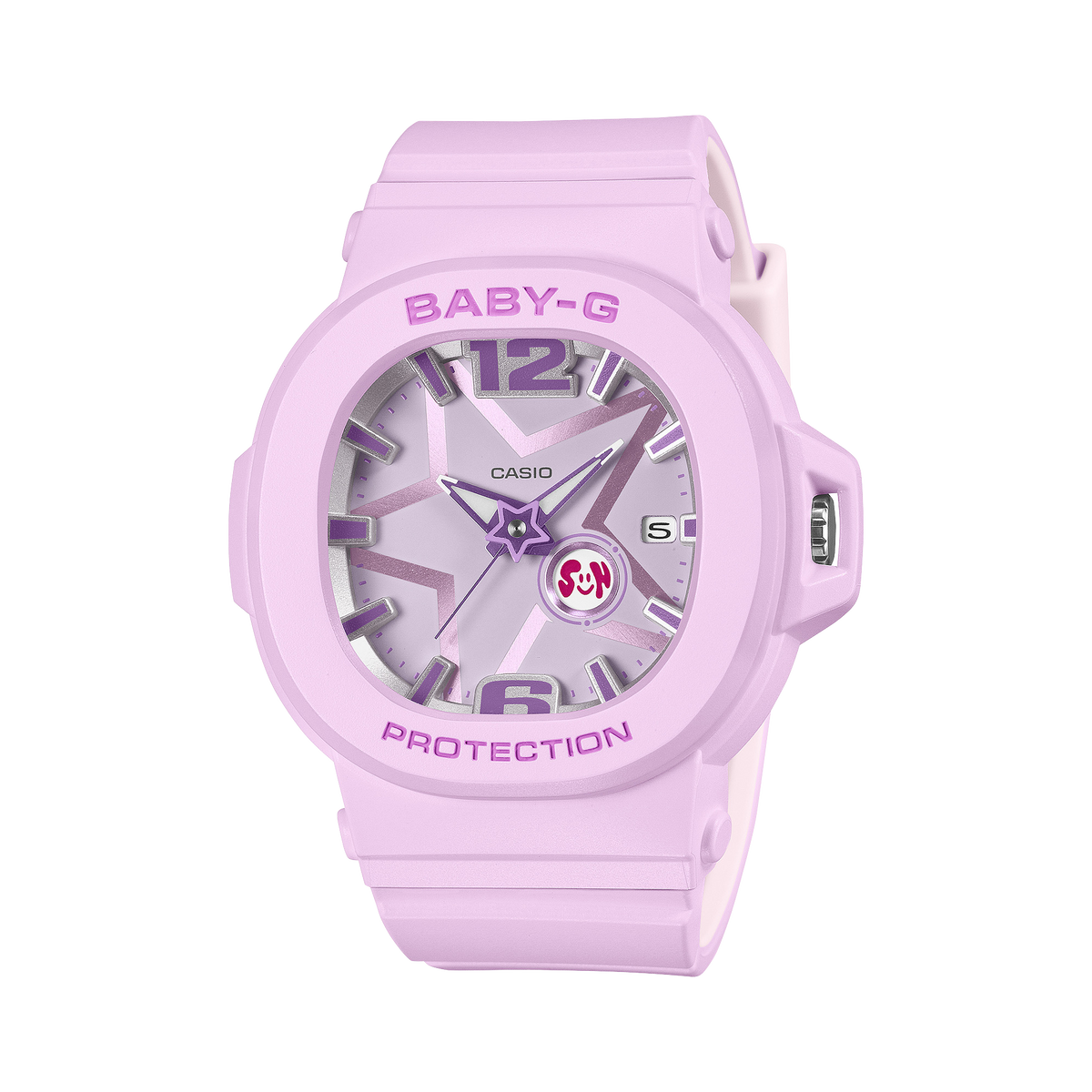 Baby-G BGA10D-6A Space Pop Analogue Watch, Purple