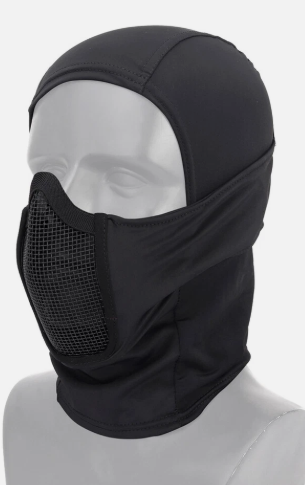 Tactical Ninja Mesh Balaclava - Black