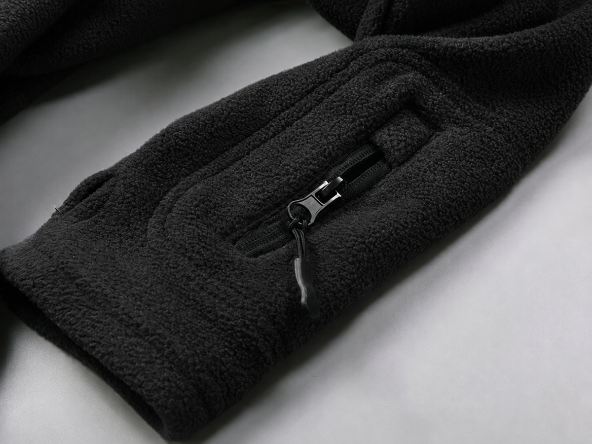 Fleece Full-Zip Jacket - Black