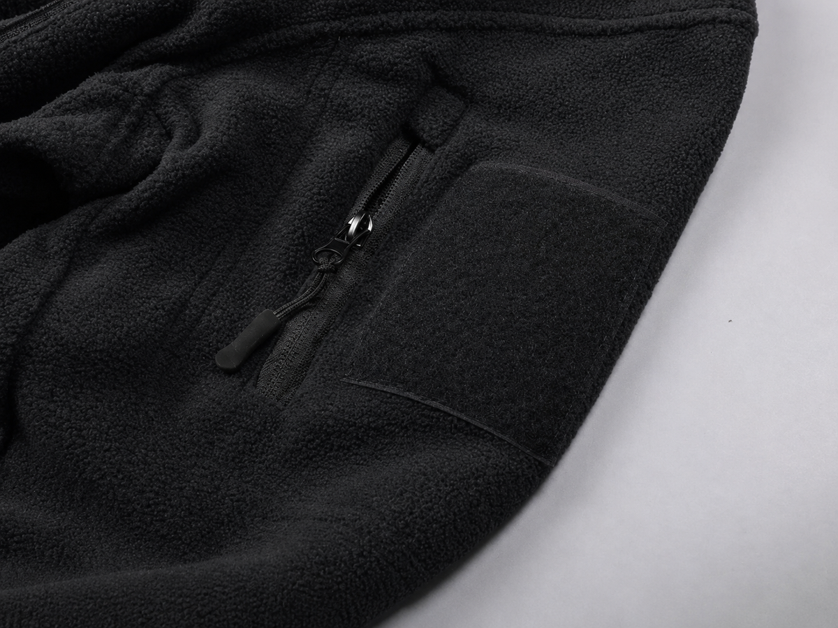 Fleece Full-Zip Jacket - Black