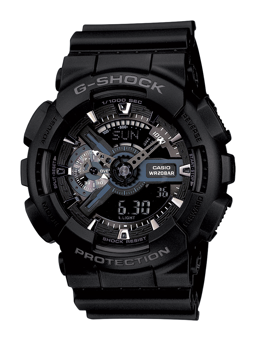 G-Shock GA110-1B Ana-Digi Watch, Black