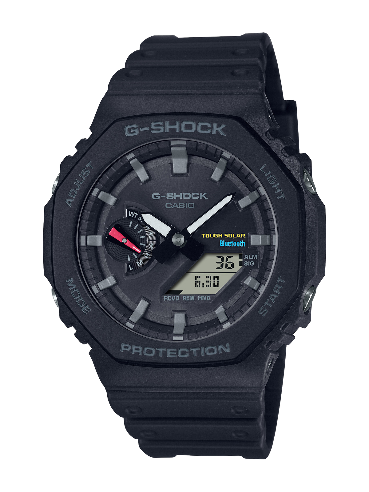 G-Shock GAB2100-1A Bluetooth Solar Ana-Digi Watch, Black