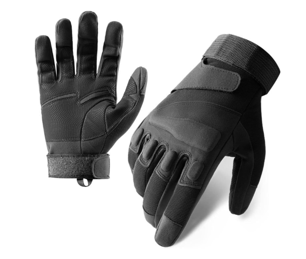 Full Finger Tactical Gloves - Black