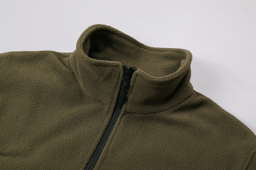 Fleece Full-Zip Jacket - OD Green
