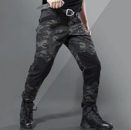 IX6 Water Resistant CARGO PANTS Durable Anti-cut - Black Multicam