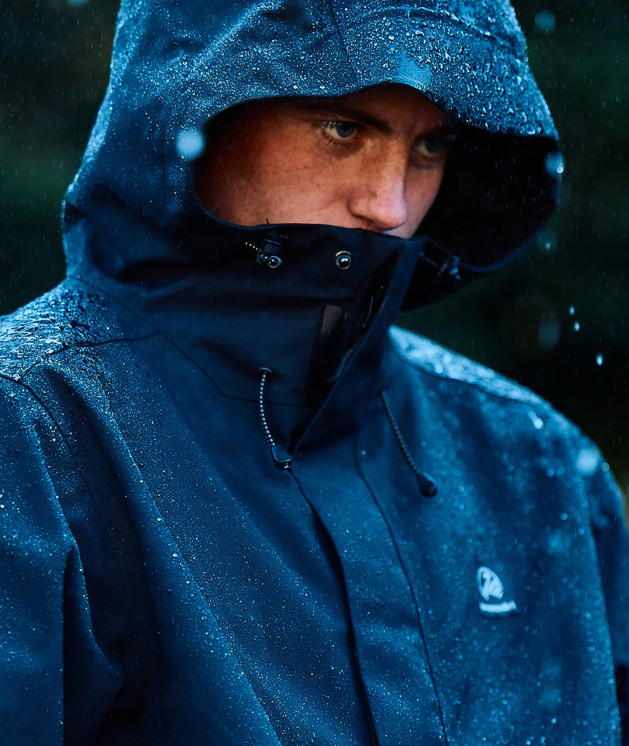 Swanndri Men's Shearwater15 Rain Jacket Black