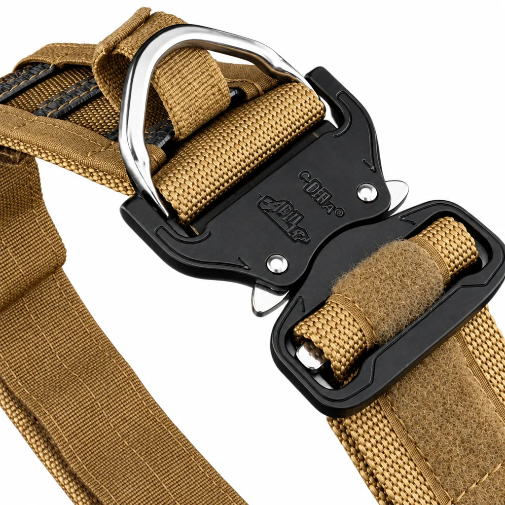 Tactical Quick-Release Combat Belt - Tan