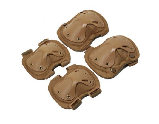 Tactical Knee Pads & Elbow Pads 4pcs/set - Tan