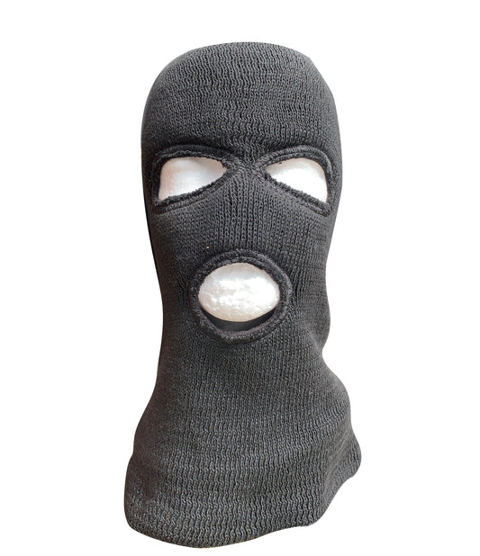 Tactical Balaclava Black 3 holes