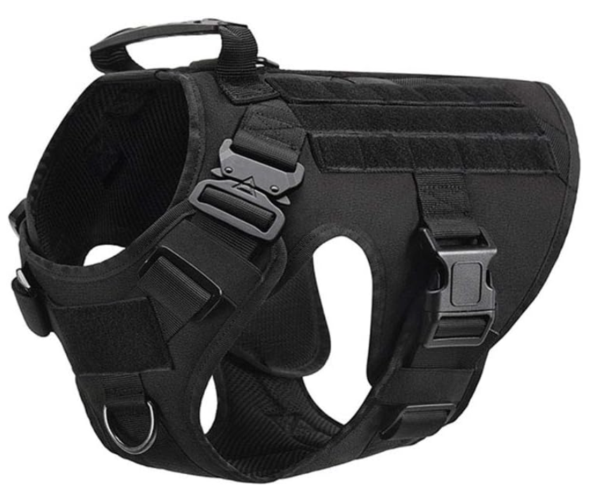 Tactical Dog Molle Vest Carrier - Black