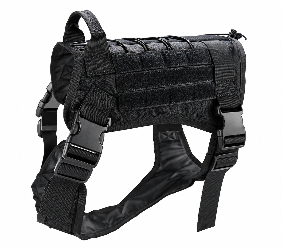 Tactical Dog K9 Harness Vest - Black