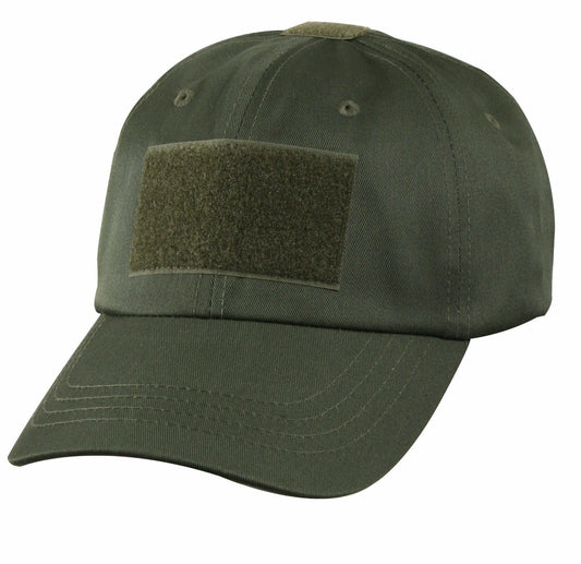 TACTICAL CAMO CAP VELCO - OD