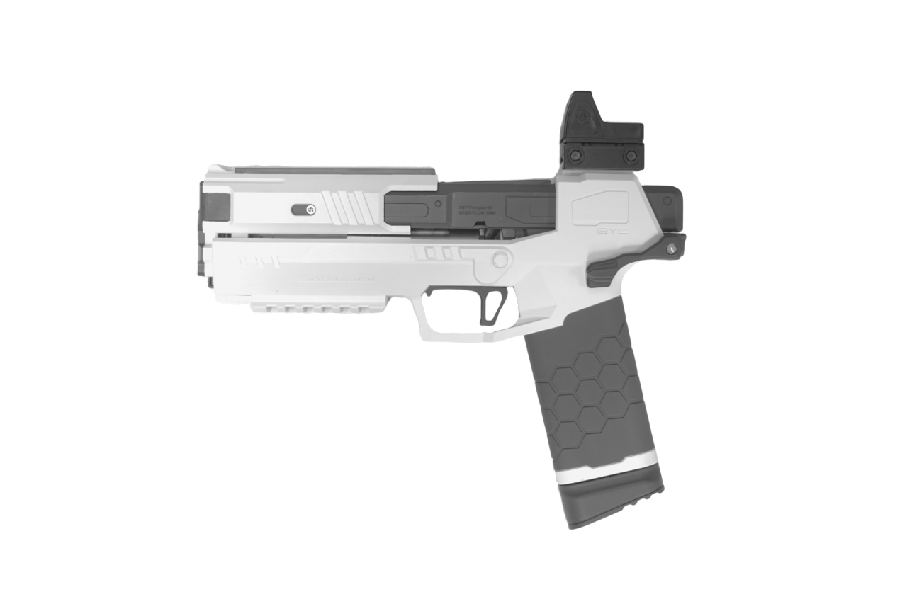 Hand Cannon Dart Pistol - White