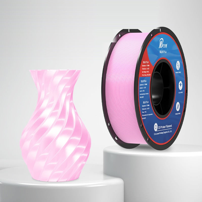 Peach Pink – Silk PLA 3D Printer Filament 1.75mm 1kg