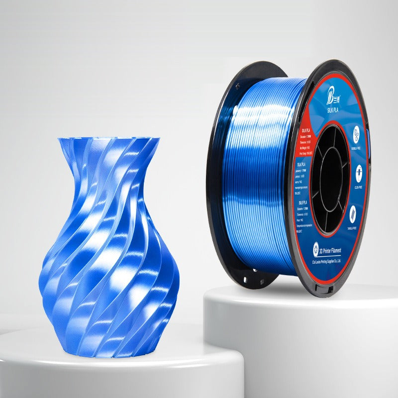 Sapphire Blue – Silk PLA 3D Printer Filament 1.75mm 1kg