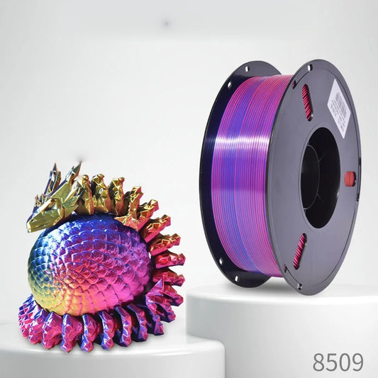 Silk Tri Red/Yellow/Blue – Silk PLA multicolour 3D printer filament 1.75mm 1kg